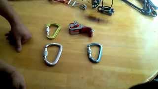 PearShaped Carabiners Petzl Attache vs BD Pearabiner [upl. by Priscella]