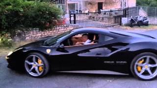 Ferrari 488 gtb acceleration LOURD SOUND [upl. by Lorollas]