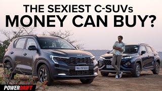 Kia Sonet vs Maruti Suzuki Fronx  Battle of the Sexiest  Comparison  PowerDrift [upl. by Aisa848]