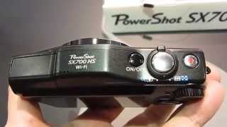 CANON PowerShot SX700 HS展示機レビューreview overview report CP 2014 [upl. by Elpmet]