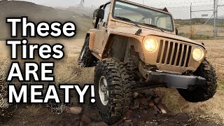 Narrow Offroad Tires on the No Lift TJ [upl. by Per]