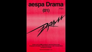 aespa 에스파 Drama Track Poster [upl. by Gurney]