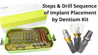 Basic dental implantology Course Dentium implant Superline kit Drill sequence and Review [upl. by Lugar212]