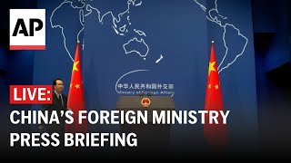 China’s Ministry of Foreign Affairs press briefing Nov 8 2024 [upl. by Aicnatsnoc174]