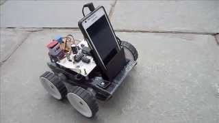 Voice Controlled Robot using Android Mobile [upl. by Cirad]