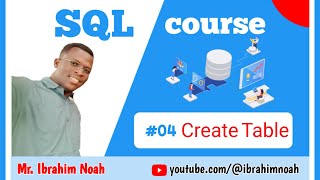 04 create table in sql انشاء جدول [upl. by Odlanar]