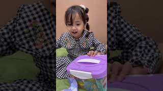 Unboxing hampers birthday queensha shorts hampers birthday kids [upl. by Isayg]