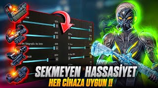 SEKMEYEN HASSASİYET AYARI  HER CİHAZA UYGUN HASSASİYET KODU  PUBG MOBİLE [upl. by Reinal440]