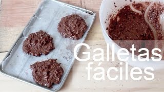 Receta fácil galletas de avena con cocoa ¡SÚPER RICAS [upl. by Assilaj]