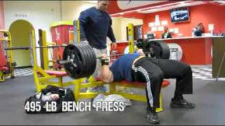 Derek Poundstone Training for 2010 Arnold Classic [upl. by Nnylodnewg]