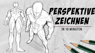 Perspektive Zeichnen lernen  Anfänger Tutorial  Drawinglikeasir [upl. by Litnahs636]