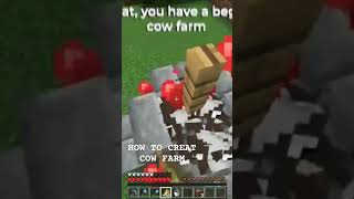 HOW TO CREAT COW FARM  MINECRAFT COW FARM  COW FARM FOR MINECRAFT SPYBOY8864 JodGamer999 [upl. by Marc]