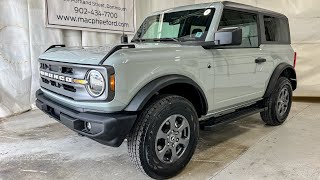 2022 Ford Bronco Big Bend 2 Door Review  MacPhee Ford [upl. by Freddy118]