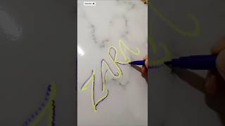 Quick amp easy name art ideas⚡ shorts art trending drawing youtubeshorts [upl. by Allemac]