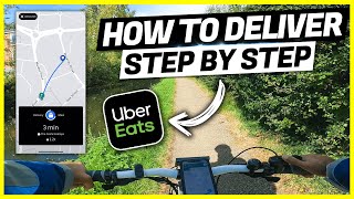 How to deliver Uber Eats STEP BY STEP Tutorial [upl. by Salas752]