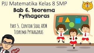 Teorema Pythagoras Part 5  Contoh Soal AKM Teorema Pythagoras [upl. by Ahsilyt502]