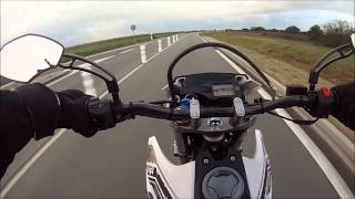 Yamaha WR 125 X  Gopro hero 3 First vidéo [upl. by Etteroma]