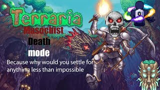 Terraria Masochist Death mode is it possible [upl. by Nnor]