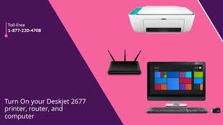 HP Deskjet 2677 Printer Wireless Setup  123hpcomdj2677 Setup Guide [upl. by Jacobo]