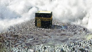 For the first time in history Snow apocalypse in Mecca There is a threat to the Kaaba [upl. by Carlota]