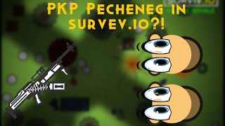 FIRST TIME using the PKP Pecheneg in survevio [upl. by Prudie]