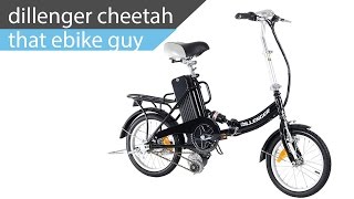 That EBike Guy  Dillenger Cheetah Folding Electric Bike Review [upl. by Ydnil673]