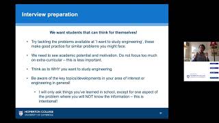 Cambridge Engineering Interviews Explained Part 4 of 7 from Homerton College Engineering Open Day [upl. by Arimay]