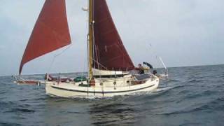 Bristol Channel Cutter Elizabeth Sailing South 120509 [upl. by Netneuq]