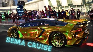 SEMA 2023  SEMA cruise  the hottest custom vehicles roll out of the Convention Center [upl. by Zantos]