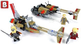 LEGO Star Wars Cloud Rider Swoop Bikes Review Set 75215 [upl. by Now256]