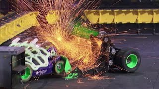 Battlebots Season 5 Episode 1 SAWBLAZE VS WHIPLASH [upl. by Renba]