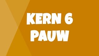 Leren Lezen Eerste Leerjaar  Woorden flitsen  Veilig en Vlot Kern 6  Pauw [upl. by Eidaj]