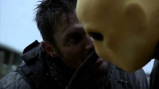 Slade Wilson vs Bill Wintergreen Arrow Episode 15 [upl. by Shafer]