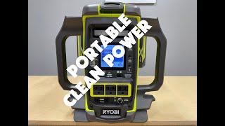 Ryobi 40v Powerstation Review  Hands on with the 40v power station inverter RYI1802B6 [upl. by Selden]