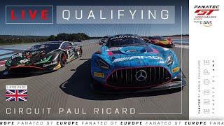 LIVE  Qualifying  Circuit Paul Ricard  2024 Fanatec GT Europe English [upl. by Herold]