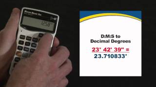 Measure Master Pro DMS to Decimal Degrees How To [upl. by Landri]