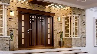 100 Modern Front Wall Design Ideas 2024 Exterior Wall Tiles Design House Exterior Design Ideas P3 [upl. by Annaerdna]