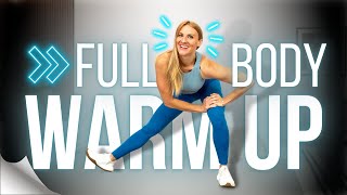 5minute PREWORKOUT WARM UP for Injury Prevention [upl. by Lilah]