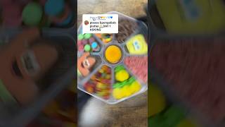 🧽🍍Let’s make a SPONGEBOB Candy Platter🍍🧽 shorts [upl. by Tol510]