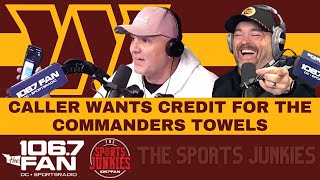 Caller Wants Towel Credit Junks Arent Buying It  Sports Junkies [upl. by Mcbride212]