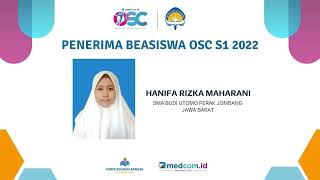 PERAIH BEASISWA OSC 2022 UNIVERSITAS ATMA JAYA YOGYAKARTA [upl. by Tuhn]