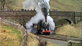 6024 King Edward 1 Struggles up to Ais Gill with the CME 14031998 [upl. by Atnas]