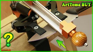 Knife Sharpener HAPSTONE RS 📌 About how to professionally sharpen a knife like a sharp razor [upl. by Citarella]