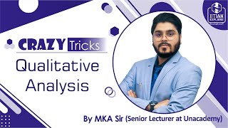 Tricks for Qualitative Analysis  Anions  Jee Mains Advanced  AIIMS  MKA Sir [upl. by Clarey947]