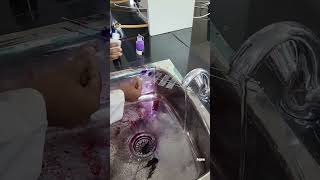 Gram staining in microbiology Practical microbiology mbbs motivation yt ytshorts shorts [upl. by Larina]