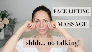 Face lifting massage Abigail James NO TALKING [upl. by Sudbury]