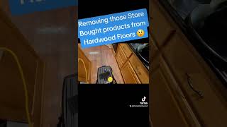 How to Clean those Wax Buildup Hardwood Floors youtubeshorts shorts [upl. by Ginny262]