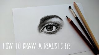 How to Draw a Realistic Eye [upl. by Popelka]