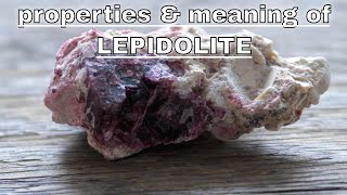 Lepidolite Meaning Benefits and Spiritual Properties [upl. by Anatolio]