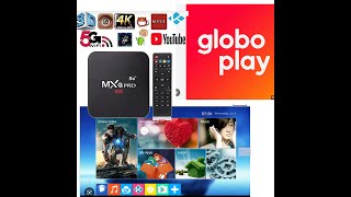 colocar globoplay na tv smart ou converso digital mxq pro [upl. by Mihar816]